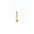 Sapphire Dot Pendant Charm in Yellow Gold